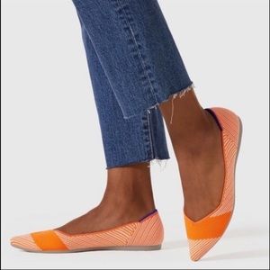 Rothy’s Orange Sherbet The Point Size 9.5